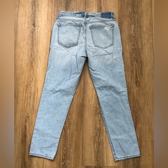 Abercrombie & Fitch Women’s Ames Slim Boyfriend Denim Jeans Size 27 - Picture 5 of 9